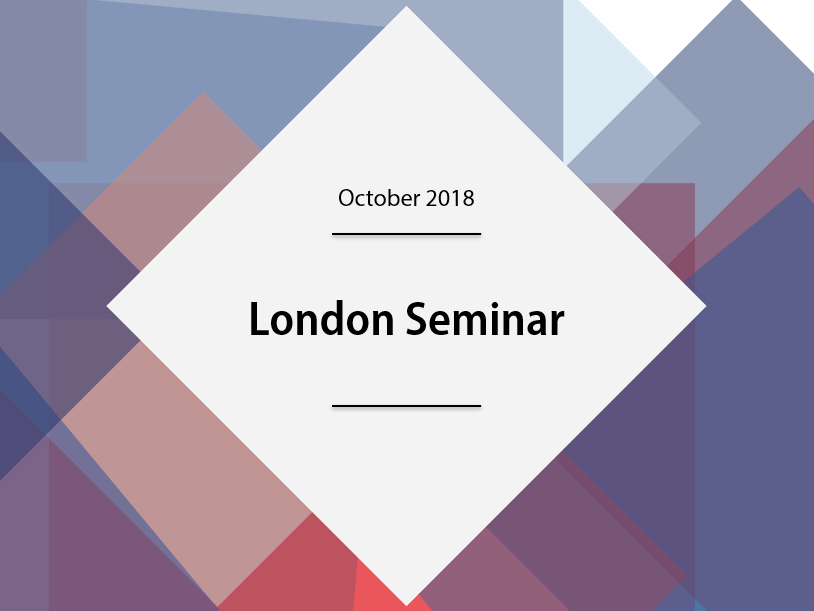 London Seminar — October 2018